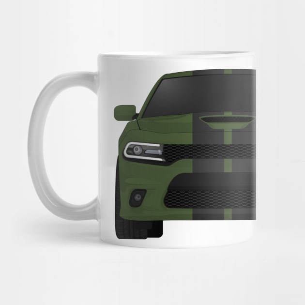 Charger F8-Green + Stripes by VENZ0LIC